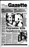 Hammersmith & Shepherds Bush Gazette Friday 11 August 1989 Page 1