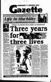 Hammersmith & Shepherds Bush Gazette Friday 08 September 1989 Page 1