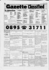 Hammersmith & Shepherds Bush Gazette Friday 08 December 1989 Page 36