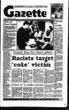 Hammersmith & Shepherds Bush Gazette Friday 07 September 1990 Page 1
