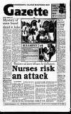 Hammersmith & Shepherds Bush Gazette Friday 02 August 1991 Page 1