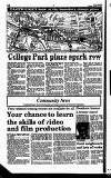 Hammersmith & Shepherds Bush Gazette Friday 04 October 1991 Page 16