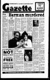 Hammersmith & Shepherds Bush Gazette Friday 03 January 1992 Page 1