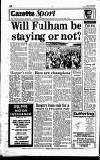 Hammersmith & Shepherds Bush Gazette Friday 08 May 1992 Page 52
