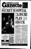 Hammersmith & Shepherds Bush Gazette Friday 01 October 1993 Page 1