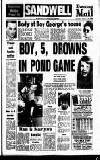 Sandwell Evening Mail Wednesday 06 August 1986 Page 1