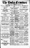 Buckinghamshire Examiner Friday 30 April 1920 Page 1