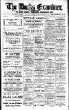 Buckinghamshire Examiner Friday 17 September 1920 Page 1