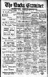 Buckinghamshire Examiner Friday 25 March 1921 Page 1
