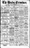 Buckinghamshire Examiner Friday 27 May 1921 Page 1