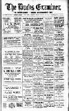 Buckinghamshire Examiner Friday 19 January 1923 Page 1