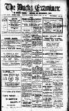 Buckinghamshire Examiner Friday 31 August 1923 Page 1