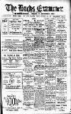 Buckinghamshire Examiner Friday 21 September 1923 Page 1