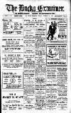Buckinghamshire Examiner Friday 02 November 1923 Page 1