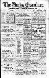 Buckinghamshire Examiner Friday 30 November 1923 Page 1