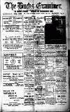 Buckinghamshire Examiner Friday 11 January 1924 Page 1