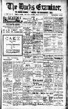 Buckinghamshire Examiner Friday 08 January 1926 Page 1