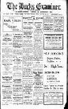Buckinghamshire Examiner Friday 13 January 1928 Page 1