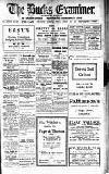 Buckinghamshire Examiner Friday 18 January 1929 Page 1