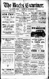 Buckinghamshire Examiner Friday 10 January 1930 Page 1
