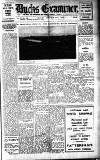Buckinghamshire Examiner Friday 23 October 1936 Page 1