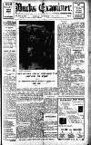 Buckinghamshire Examiner Friday 12 November 1937 Page 1