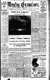Buckinghamshire Examiner Friday 26 November 1937 Page 1