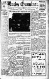 Buckinghamshire Examiner Friday 25 March 1938 Page 1