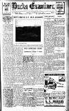 Buckinghamshire Examiner Friday 14 October 1938 Page 1