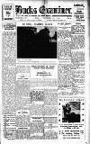 Buckinghamshire Examiner Friday 01 September 1939 Page 1