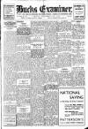 Buckinghamshire Examiner Friday 13 September 1940 Page 1
