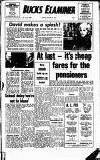 Buckinghamshire Examiner Friday 06 October 1972 Page 1