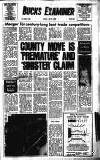 Buckinghamshire Examiner Friday 18 July 1980 Page 1