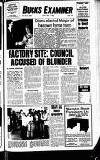 Buckinghamshire Examiner Friday 07 May 1982 Page 1
