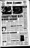 Buckinghamshire Examiner Friday 21 May 1982 Page 1