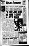 Buckinghamshire Examiner Friday 30 July 1982 Page 1