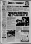Buckinghamshire Examiner Friday 13 July 1984 Page 1