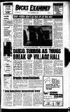 Buckinghamshire Examiner Friday 15 November 1985 Page 1