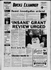 Buckinghamshire Examiner Friday 10 January 1986 Page 1