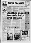 Buckinghamshire Examiner Friday 21 November 1986 Page 1