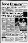 Buckinghamshire Examiner Friday 29 December 1989 Page 1