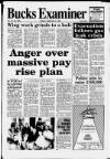 Buckinghamshire Examiner Friday 09 February 1990 Page 1