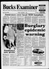 Buckinghamshire Examiner Friday 07 December 1990 Page 1