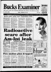 Buckinghamshire Examiner Friday 22 February 1991 Page 1