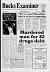 Buckinghamshire Examiner Friday 17 January 1992 Page 1