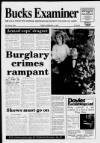 Buckinghamshire Examiner Friday 14 February 1992 Page 1