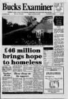 Buckinghamshire Examiner Friday 22 January 1993 Page 1