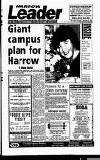 Harrow Leader Thursday 08 October 1992 Page 1