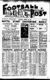 Football Post (Nottingham) Saturday 24 March 1951 Page 1
