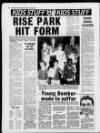 Football Post (Nottingham) Saturday 12 January 1985 Page 20